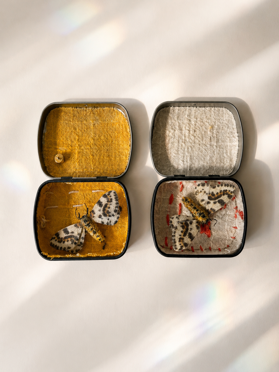 Moth packaging tin box