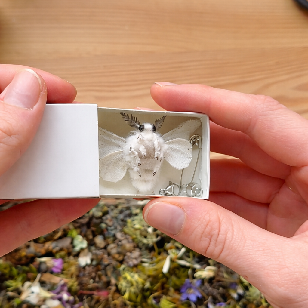 Protective carrying case for moths